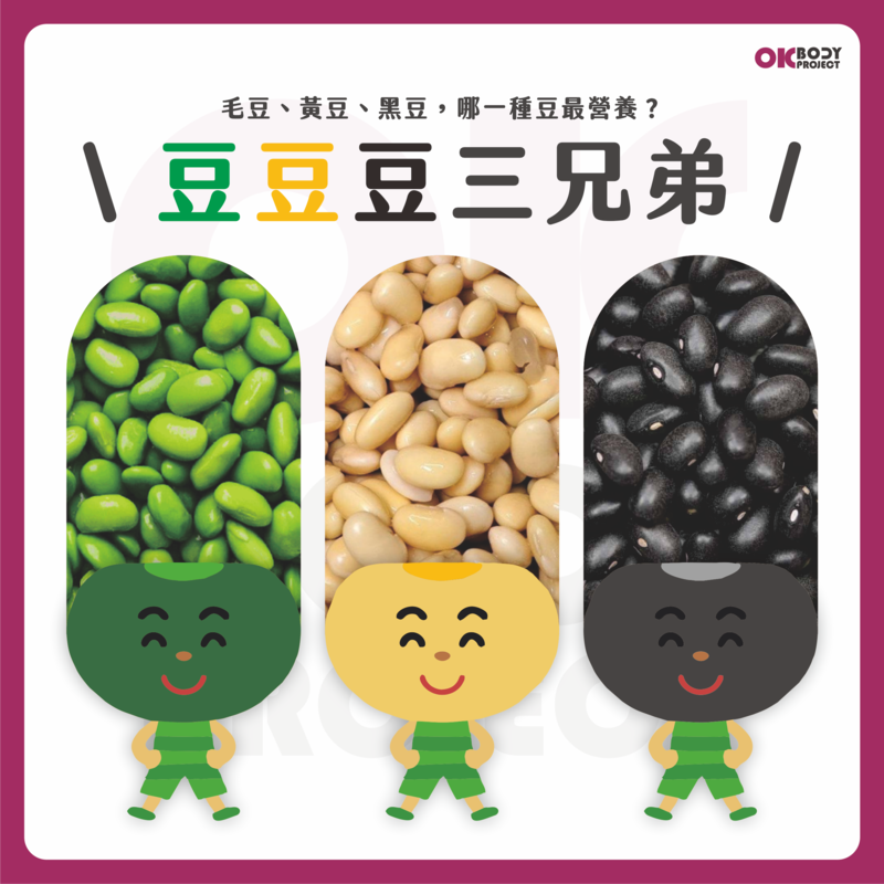 🌱本是同根生,三豆大不同? 毛豆、黃豆、黑豆的差別,哪一種豆最營養? | 文章專欄 | 高雄左營健身房【OK Body Project 左營店 ...